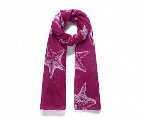 Luxusní šátek Star Red